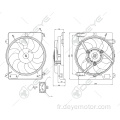 Ventilateur de radiateur de voiture pas cher pour FIAT PUNTO